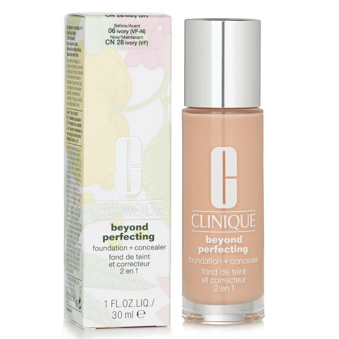 Clinique Beyond Perfecting Foundation & Concealer - # 06 Ivory (VF-N) 30ml/1oz - Image 2