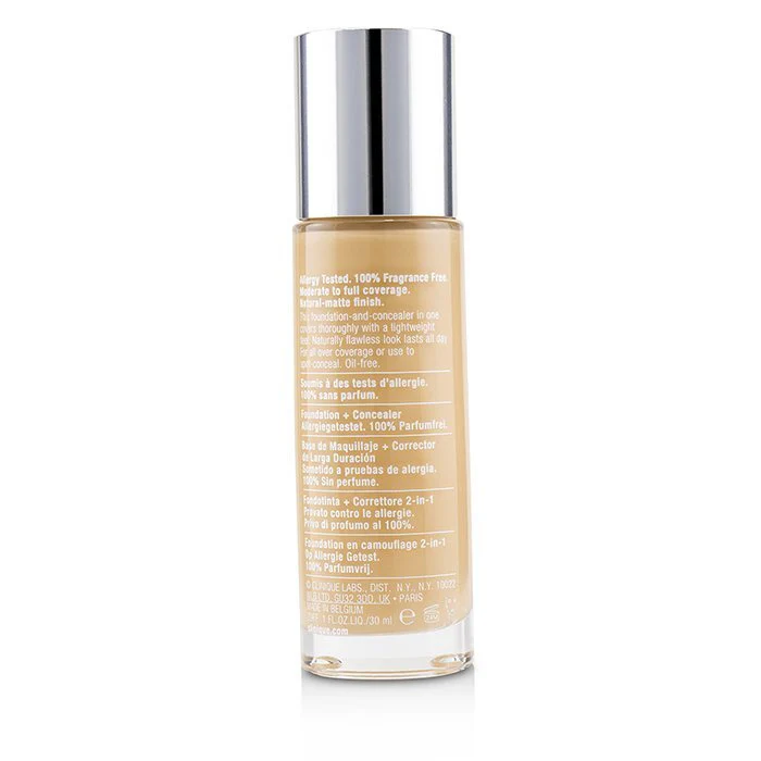 Clinique Beyond Perfecting Foundation & Concealer - # 6.5 Buttermilk (VF-N) 30ml/1oz - Image 3