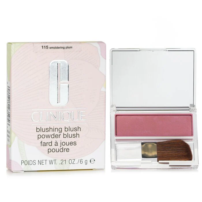 Clinique Blushing Blush Powder Blush - # 115 Smoldering Plum 6g/0.21oz - Image 2