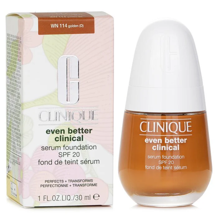 Clinique Even Better Clinical Serum Foundation SPF 20 - # WN 114 Golden 30ml/1oz - Image 2