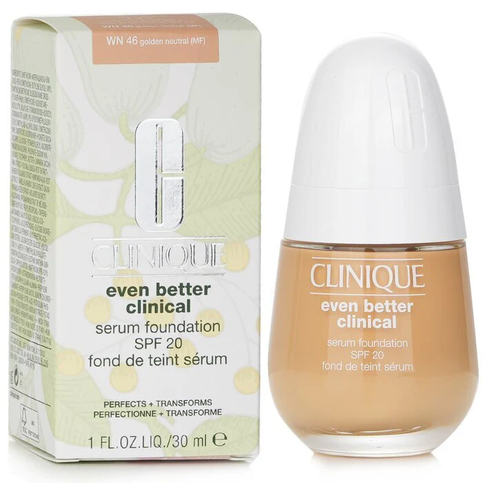 Clinique Even Better Clinical Serum Foundation SPF 20 - # WN 46 Golden Neutral 30ml/1oz - Image 2
