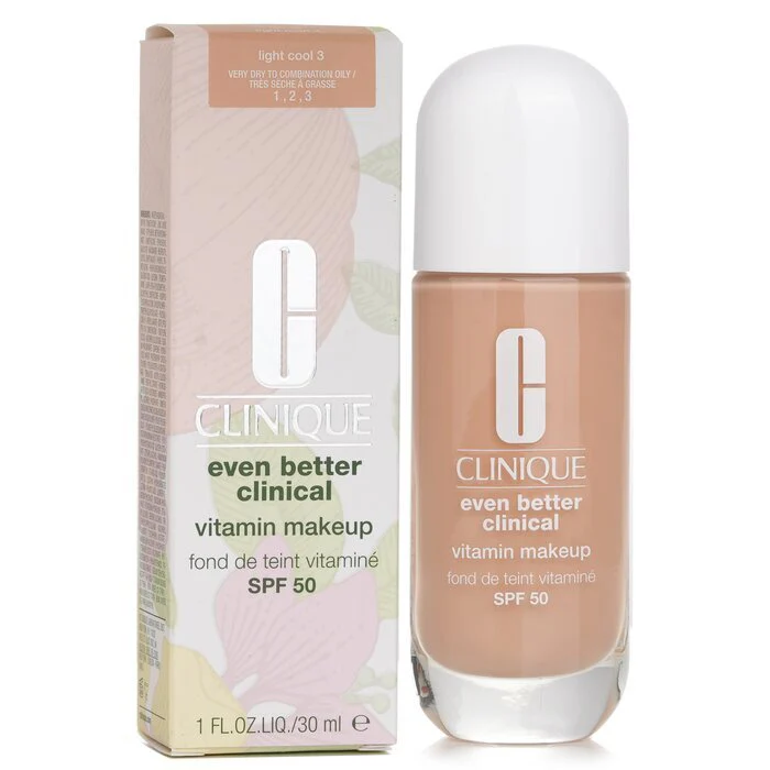 Clinique Even Better Clinical Vitamin MakeUp Foundation SPF 50 - 3 Light Cool 30ml - Image 2