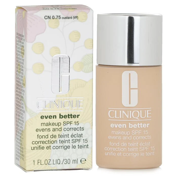 Clinique Even Better Makeup SPF15 (Dry Combination to Combination Oily) - CN 0.75 Custard 30ml/1oz - Image 2