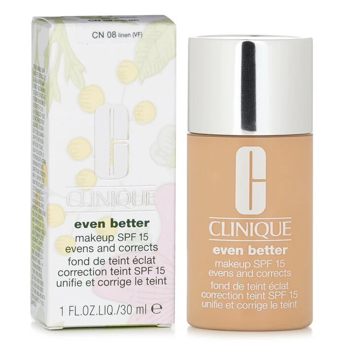 Clinique Even Better Makeup SPF15 (Dry Combination to Combination Oily) - No. 24/ CN08 Linen 30ml/1oz - Image 2