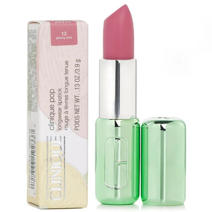 Clinique Pop Longwear Lipstick Matte -  13 Peony Pop 3.9g - Image 2