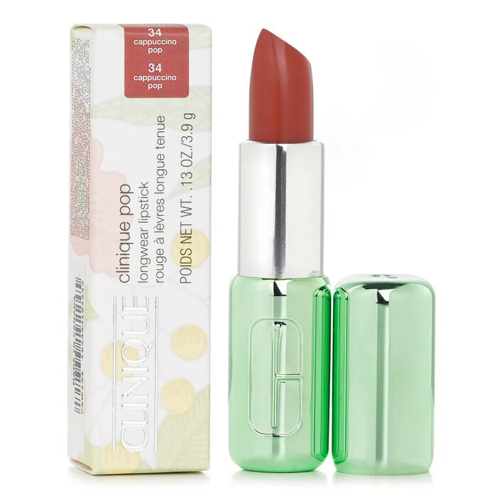 Clinique Pop Longwear Lipstick Satin - # 34 Cappuccino Pop 3.9g/0.13oz - Image 2