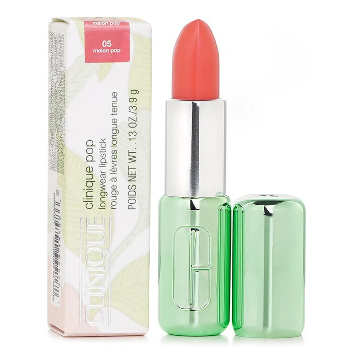 Clinique Pop Longwear Lipstick Shine -  05 Melon Pop 3.9g - Image 2