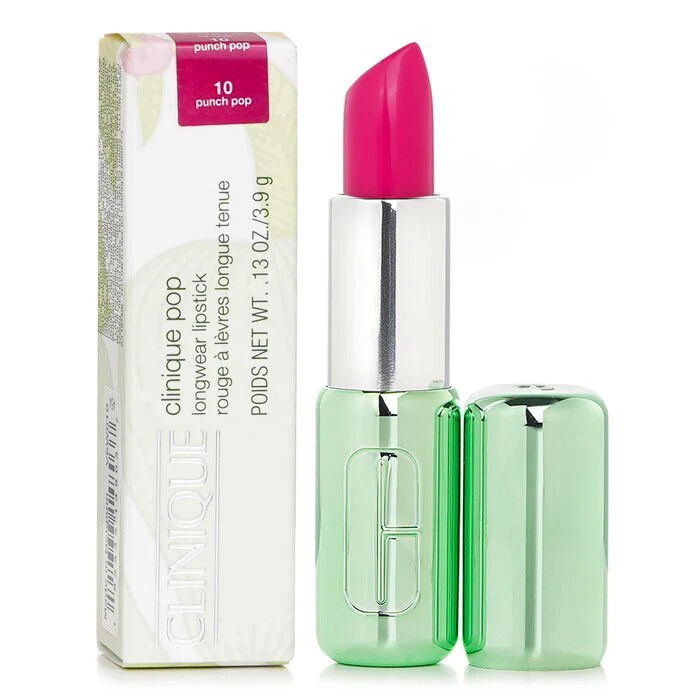 Clinique Pop Longwear Lipstick Shine - # 10 Punch Pop 3.9g/0.13oz - Image 2