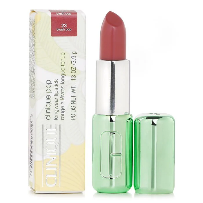 Clinique Pop Longwear Lipstick Shine -  23 Blush Pop 3.9g - Image 2