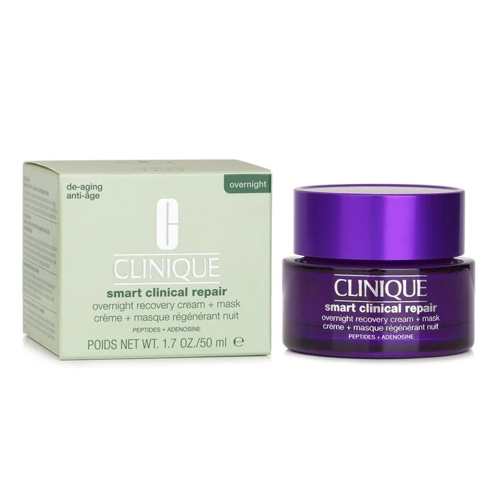 Clinique Smart Overnight Recovery Cream + Mask 50ml - Image 2