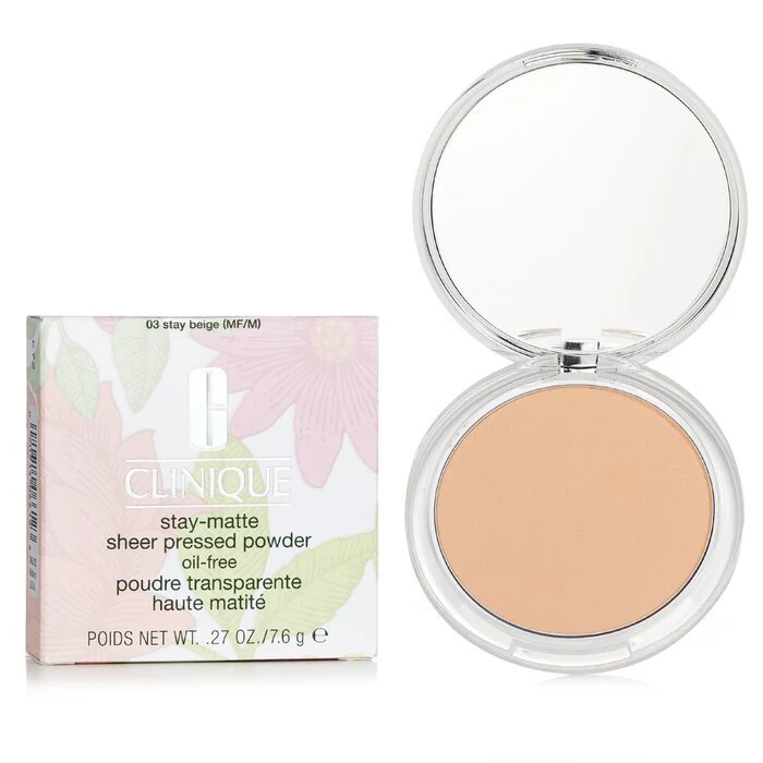 Clinique Stay Matte Powder Oil Free - No. 03 Stay Beige 7.6g/0.27oz - Image 2