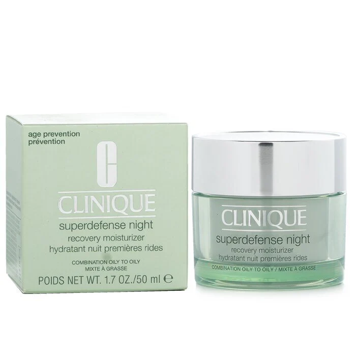 Clinique Superdefense Night Recovery Moisturizer - For Combination Oily To Oily 50ml - Image 2