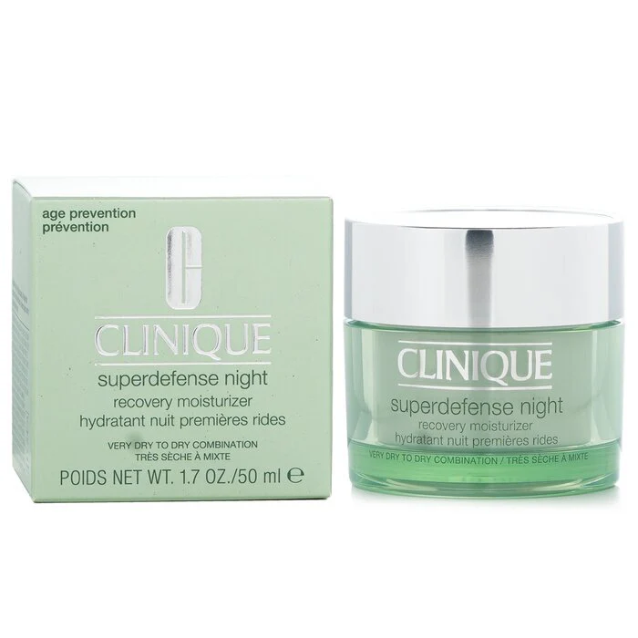 Clinique Superdefense Night Recovery Moisturizer - For Very Dry To Dry Combination 50ml - Image 2