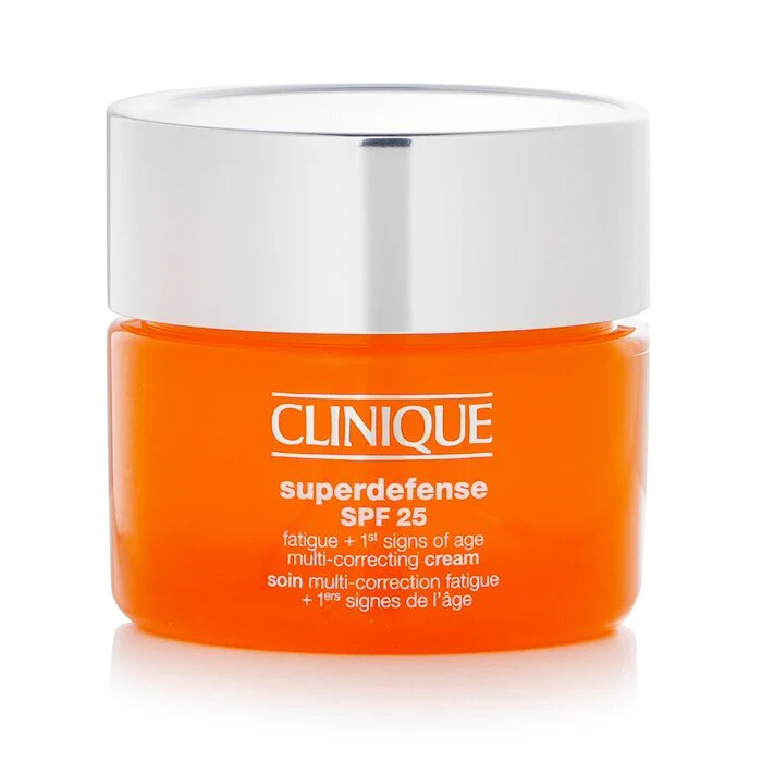 Clinique Superdefense SPF 25 Fatigue + 1st Signs Of Age Multi-Correcting Cream - Very Dry to Dry Combination 30ml