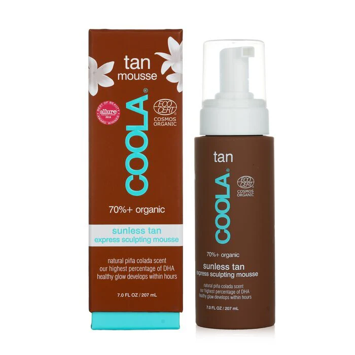 Coola Organic Sunless Tan Express Sculpting Mousse 207ml/7oz - Image 2