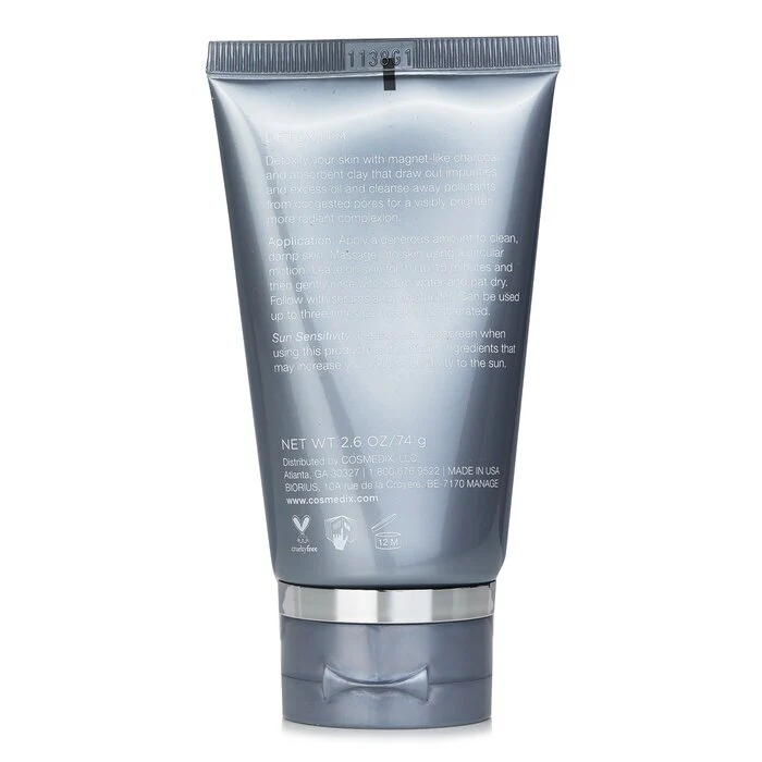CosMedix Detox Activated Charcoal Mask 74g/2.6oz - Image 3