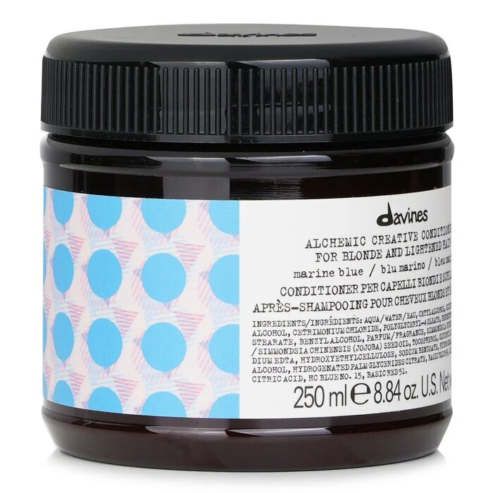 Davines Alchemic Creative Conditioner - # Marine Blue (For Blonde and Lightened Hair) 250ml/8.84oz - Image 2