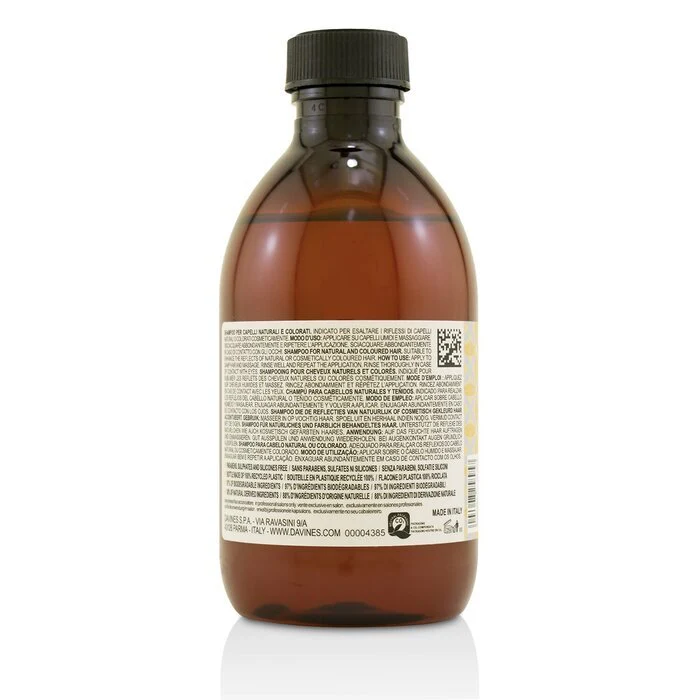 Davines Alchemic Shampoo - # Golden (For Natural & Coloured Hair) 280ml/9.46oz - Image 2