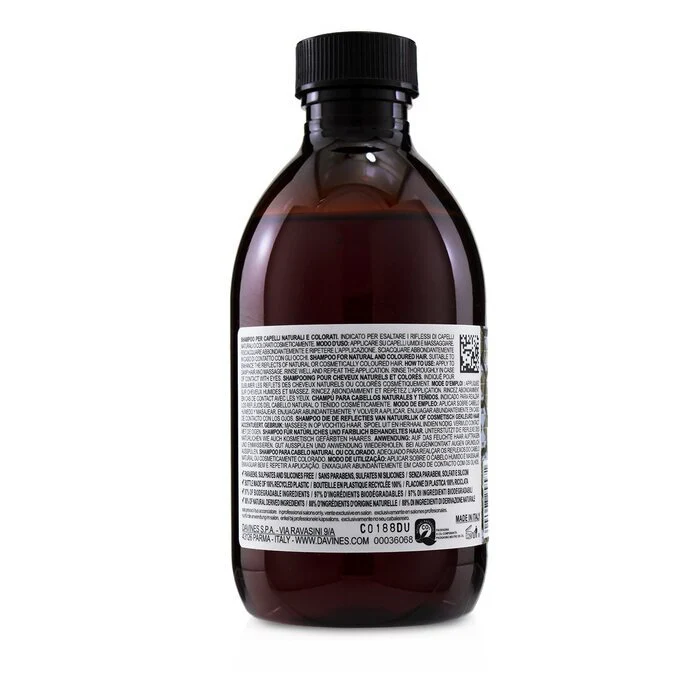 Davines Alchemic Shampoo - # Tobacco (For Natural & Coloured Hair) 280ml/9.46oz - Image 2