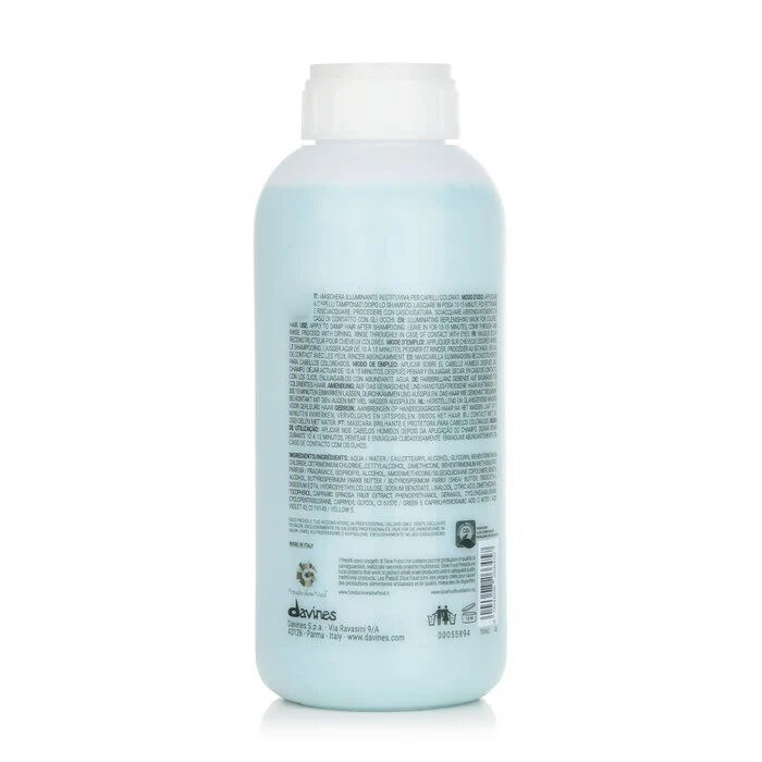Davines Minu Illuminating Replenishing Mask (For Coloured Hair) 1000ml/33.8oz - Image 3