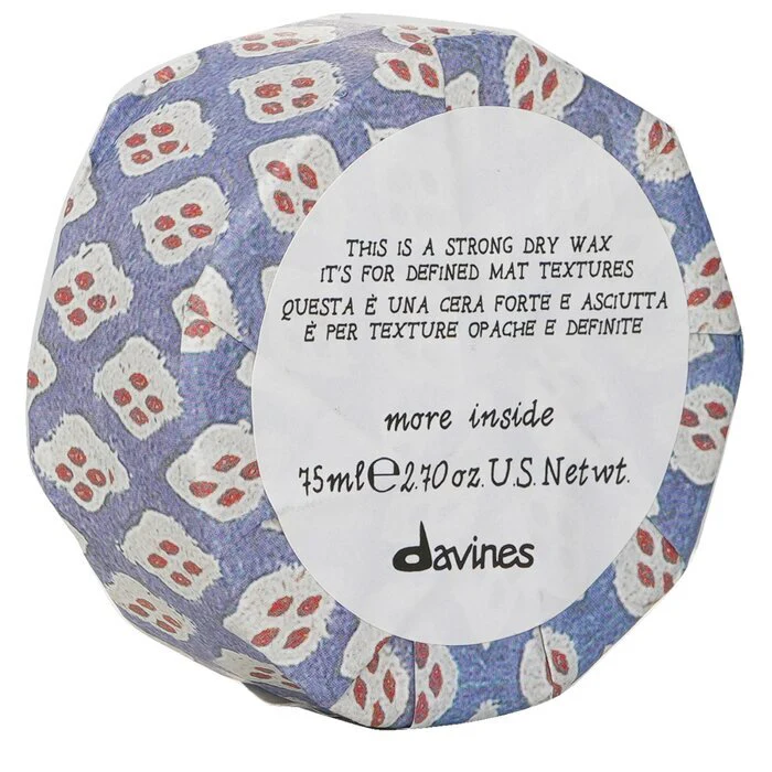 Davines More Inside This Is A Strong Dry Wax (For Defined Mat Textures) 75ml - Image 2