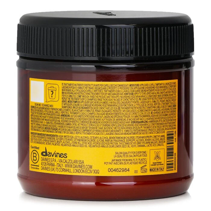 Davines Natural Tech Nourishing Hair Building Pak (For Dry, Damaged Hair) 250ml/8.79oz - Image 3
