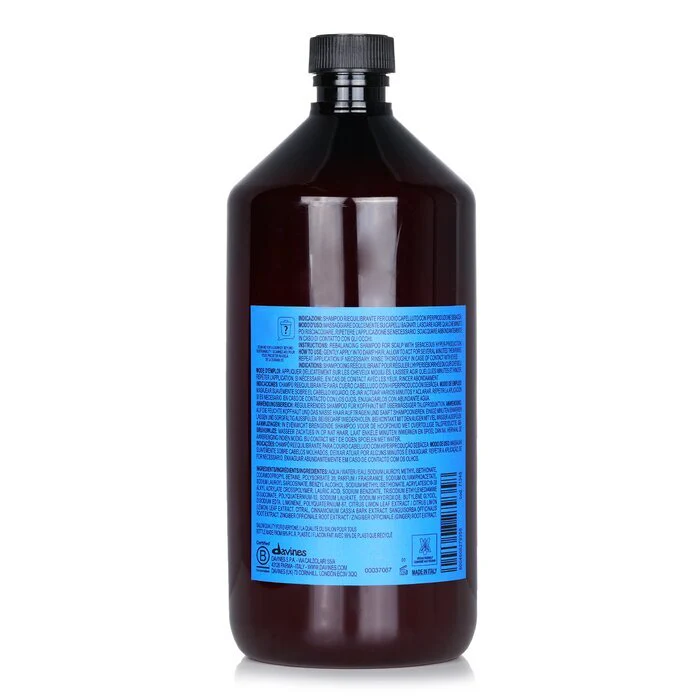 Davines Natural Tech Rebalancing Shampoo 1000ml - Image 3