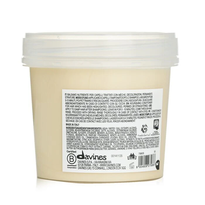 Davines Nounou Conditioner (For Highly Processed or Brittle Hair) 250ml/8.82oz - Image 3