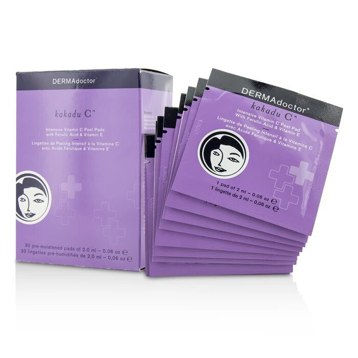 DERMAdoctor Kakadu C Intensive Vitamin C Peel Pads 30pads - Image 2
