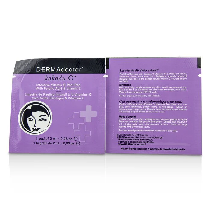 DERMAdoctor Kakadu C Intensive Vitamin C Peel Pads 30pads - Image 3