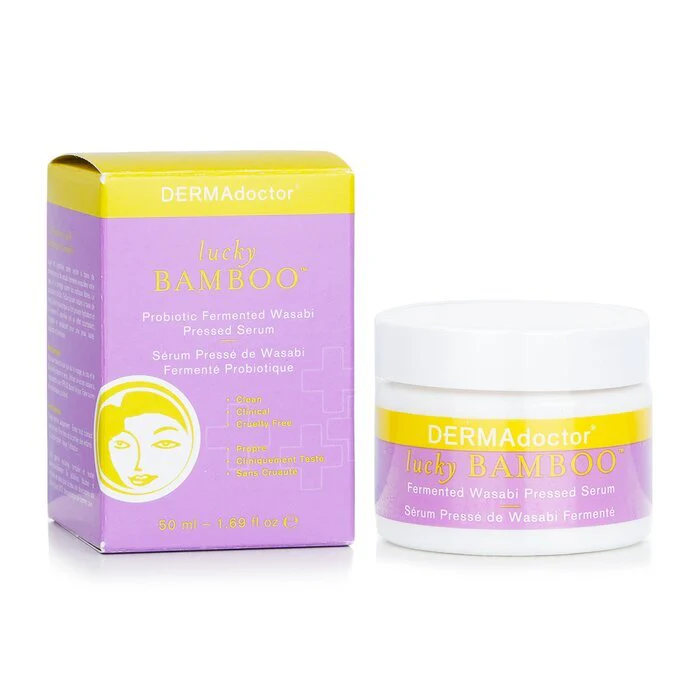 DERMAdoctor Lucky Bamboo Probiotic Fermented Wasabi Pressed Serum 50ml/1.69oz - Image 2