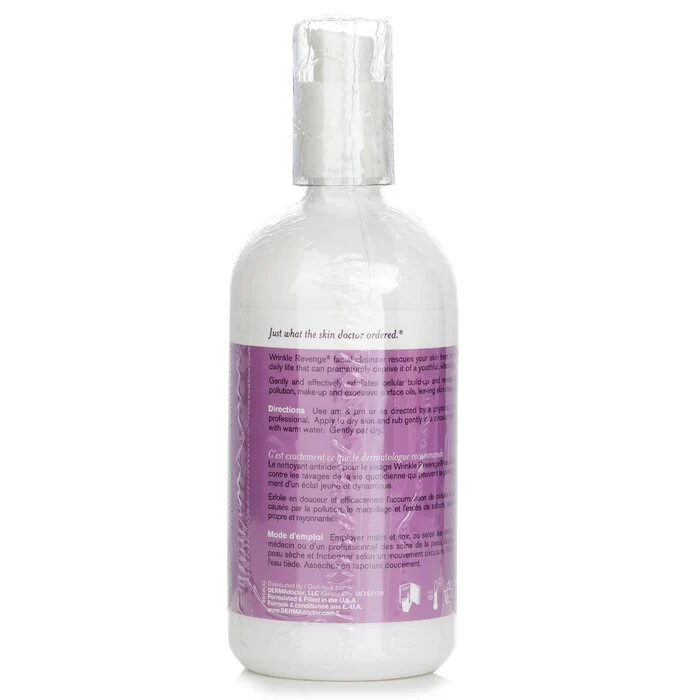 DERMAdoctor Wrinkle Revenge Antioxidant Enhanced Glycolic Acid Facial Cleanser 180ml/6oz - Image 3