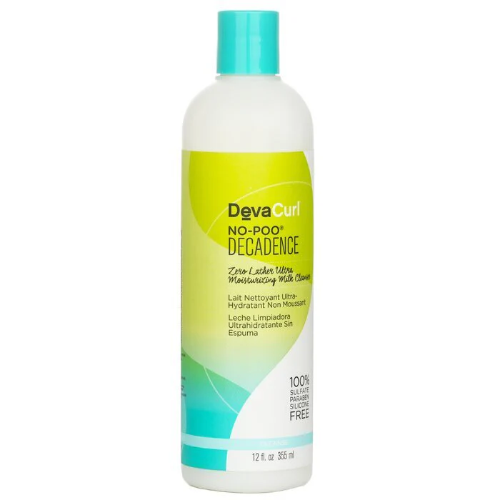 DevaCurl No-Poo Decadence (Zero Lather Ultra Moisturizing Milk Cleanser - For Super Curly Hair) 355ml/12oz - Image 2