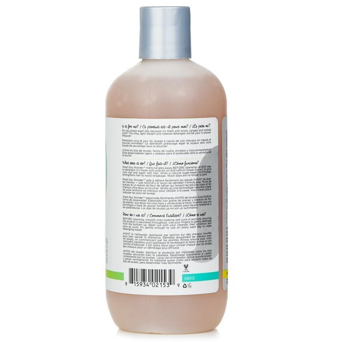 DevaCurl Wash Day Wonder (Pre-Cleanse Slip Detangler - For All Curl Types) 355ml/12oz - Image 3