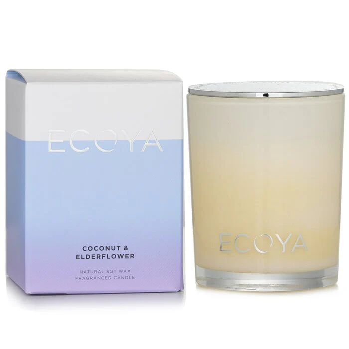 Ecoya Mini Madison Candle - Coconut & Elderflower 80g/2.8oz - Image 2