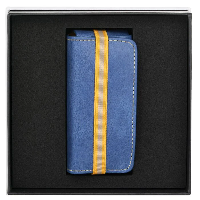 Eight & Bob Fragrance Leather Case - # Navy Blue 1pc - Image 3