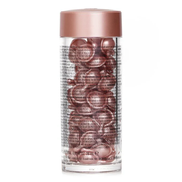 Elizabeth Arden Retinol + HPR Ceramide Capsules Rapid Skin Renewing Serum 60cap/28ml - Image 3