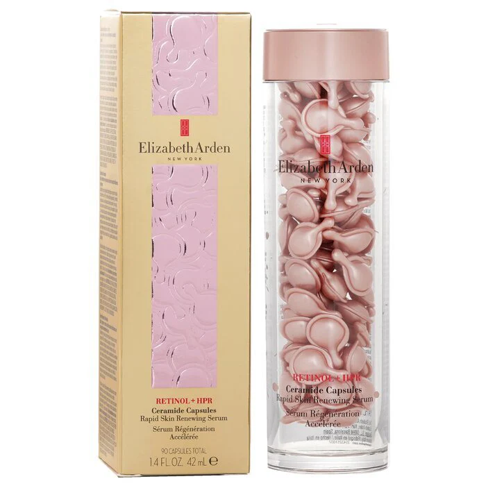 Elizabeth Arden Retinol + HPR Ceramide Capsules Rapid Skin Renewing Serum 90caps/42ml - Image 2