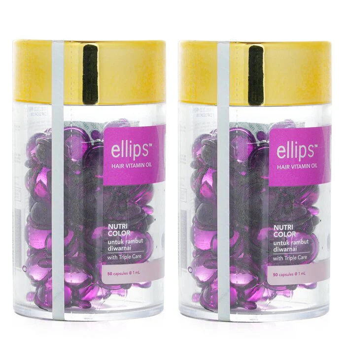 Ellips Hair Vitamin Oil - Nutri Color Duo 2x50capsules - Image 2