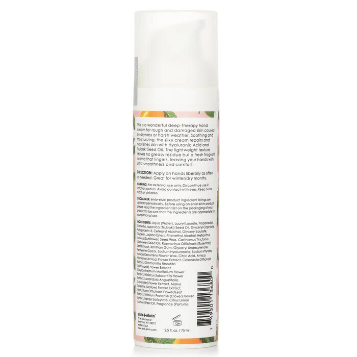 Elvis + Elvin Hand Cream - Neroli & Mandarin 75ml/2.5oz - Image 3