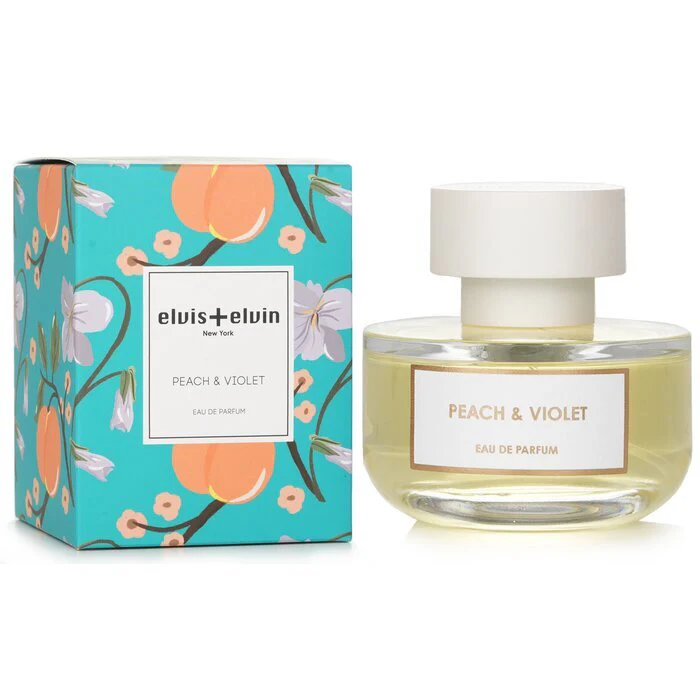 Elvis + Elvin Peach & Violet Eau De Parfum Spray 48ml - Image 2