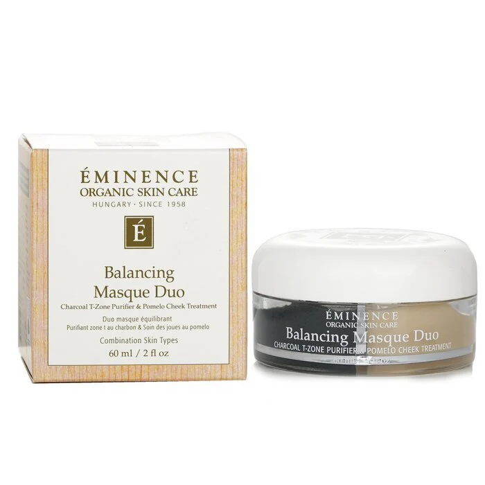 Eminence Balancing Masque Duo: Charcoal T-Zone Purifier & Pomelo Cheek Treatment - For Combination Skin Types 60ml/2oz - Image 2