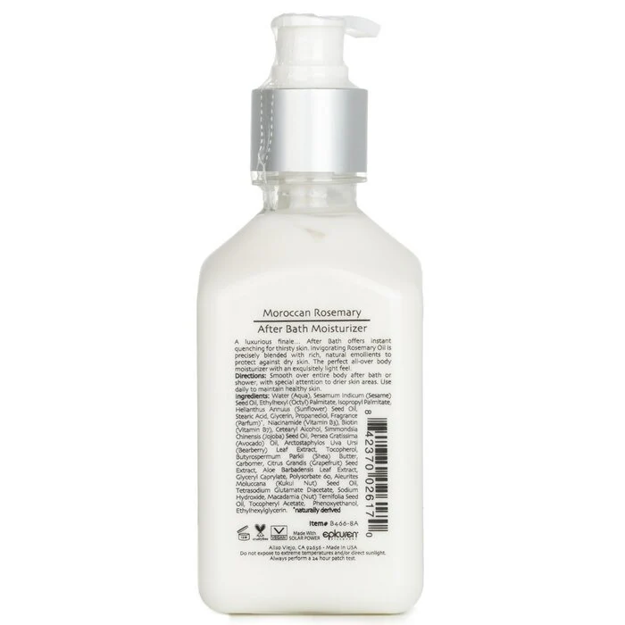 Epicuren After Bath Moisturizer - Moroccan Rosemary 250ml/8oz - Image 3