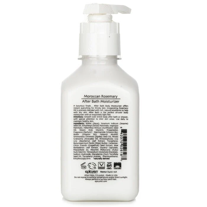 Epicuren After Bath Moisturizer - Moroccan Rosemary 500ml/16oz - Image 3