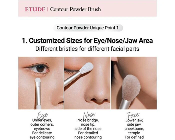 Etude House Contour Powder Brush -  02 Nose 1pc - Image 2