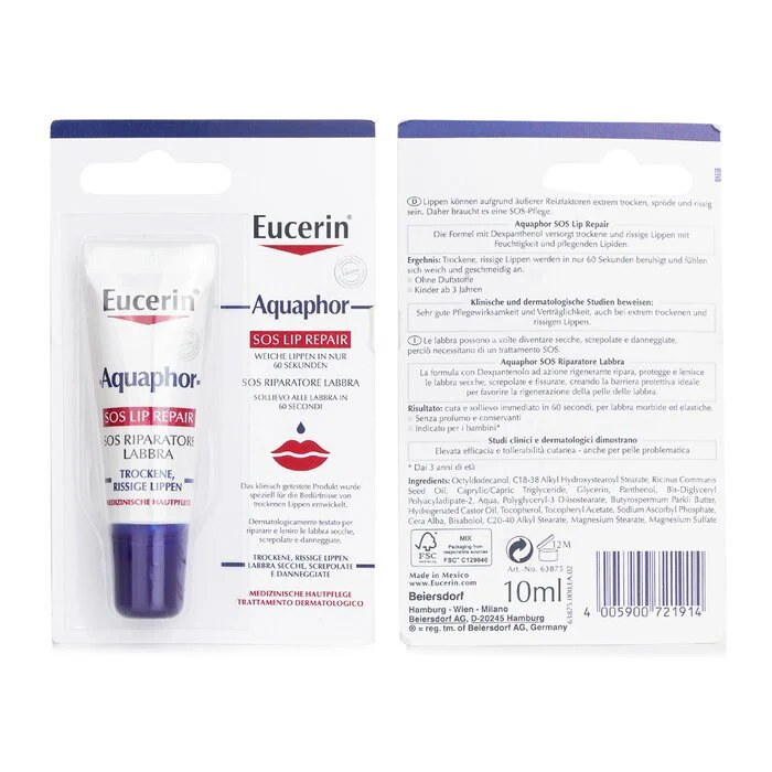 Eucerin Aquaphor SOS Lip Repair 10ml - Image 2