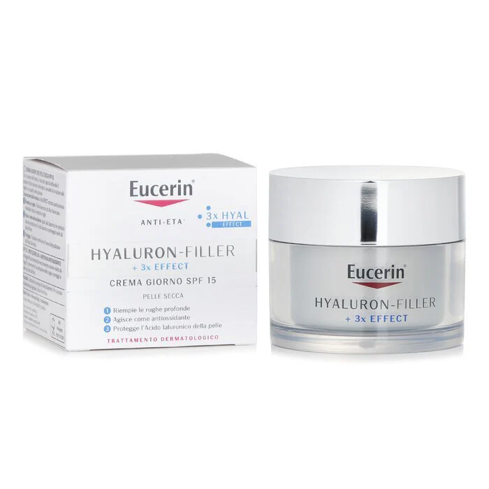 Eucerin Hyaluron Filler + 3x Effect Day Cream SPF15 (For Dry Skin) 50ml - Image 2