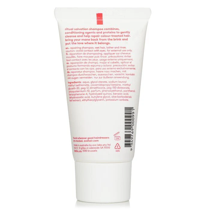 Evo Ritual Salvation Repairing Shampoo 30ml/1oz - Image 3