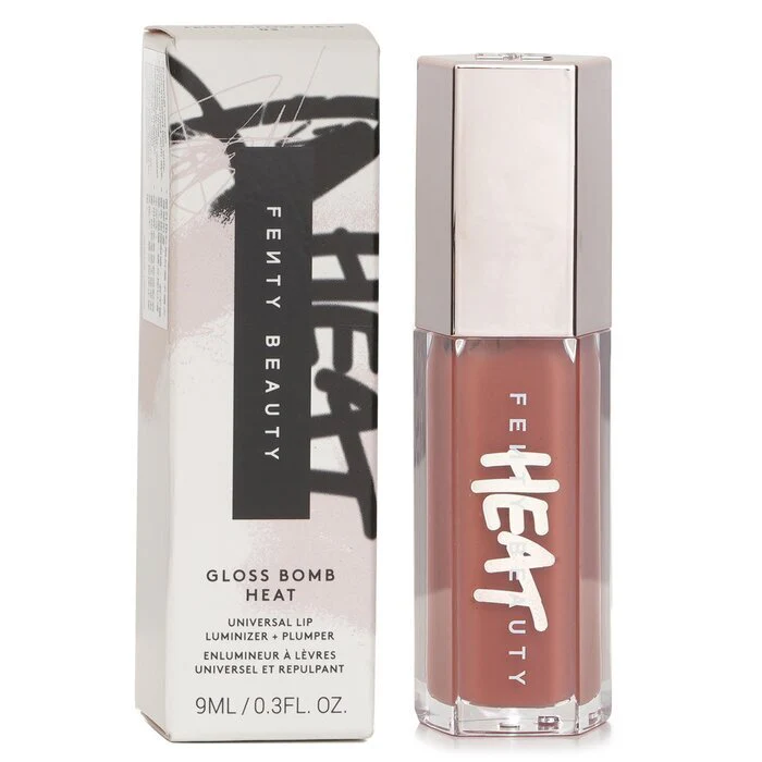 Fenty Beauty by Rihanna Gloss Bomb Heat Universal Lip Luminizer + Plumper - #03 Fenty Glow Heat (Sheer Rose Nude) 9ml - Image 2