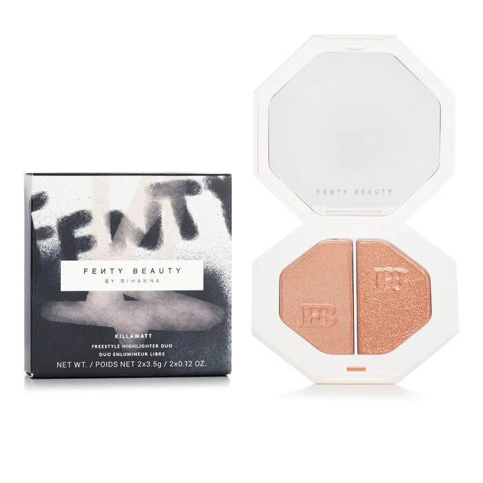 Fenty Beauty by Rihanna Killawatt Freestyle Highlighter Duo - Afternoon Snack / Mo' Hunny 2x3.5g - Image 2